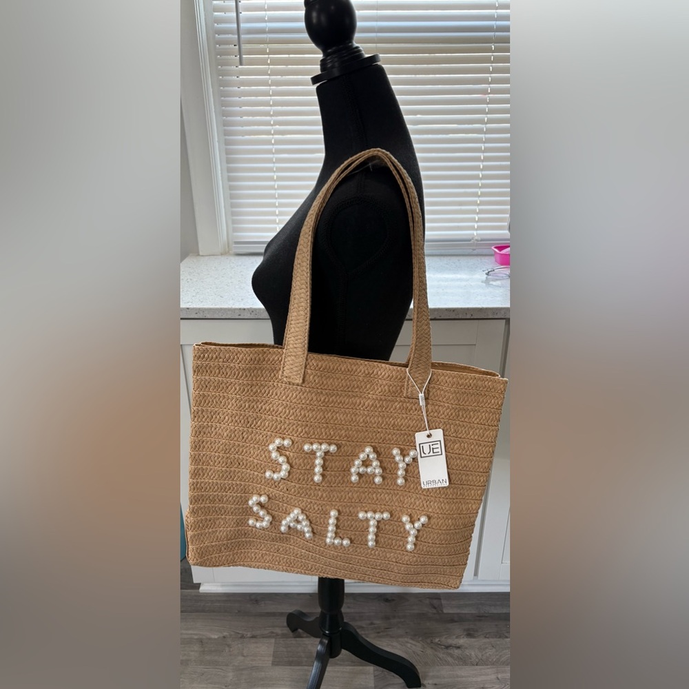 NWT Maya Tote from Urban Expressions- Stay Salty Beach Tote